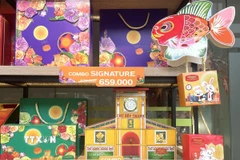 Doanh nghiệp tung ra nhiều sản phẩm mới cho mùa Trung thu 2025. (Ảnh: Hương Giang/TTXVN) 