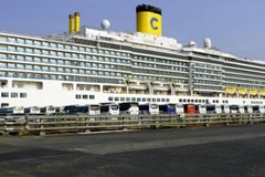 Tàu Costa Deliziosa cập cảng ở Thành phố Hồ Chí Minh sáng 22/2. (Nguồn: Báo Nhân dân)