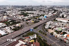 Một góc Thành phố Hồ Chí Minh. (Ảnh: Hồng Đạt/TTXVN)