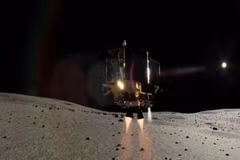 Tàu vũ trụ thám hiểm Mặt Trăng của Nhật Bản. (Ảnh minh họa: JAXA)