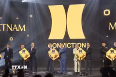 Nghi thức khai mạc Ngày hội Công nghệ TP Hồ Chí Minh-Conviction 2026. (Ảnh: Hứa Chung/TTXVN)