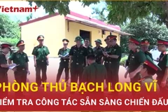 Tăng cường công tác phòng thủ, sẵn sàng chiến đấu cho Đặc khu Bạch Long Vĩ