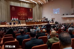 Quang cảnh một phiên họp Quốc hội Iraq ở thủ đô Baghdad. (Ảnh: THX/TTXVN)