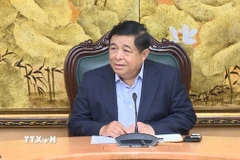 Phó Thủ tướng Nguyễn Chí Dũng tiếp lãnh đạo Trung tâm Phát triển công nghệ và sáng tạo Việt Nam. (Nguồn: VGP)