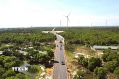 Thanh tra Chính phủ yêu cầu Ủy ban Nhân dân tỉnh và Chủ tịch Ủy ban Nhân dân tỉnh Quảng Trị tổ chức kiểm điểm, làm rõ trách nhiệm để xử lý theo quy định đối với các tập thể, cá nhân, đơn vị có liên quan đến vi phạm tại Dự án Đường ven biển Quảng Trị. (Ảnh: Nguyên Linh/TTXVN)