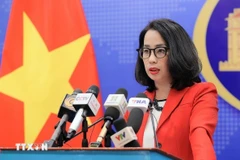 Người phát ngôn Bộ Ngoại giao Phạm Thu Hằng. (Ảnh: An Đăng/TTXVN)