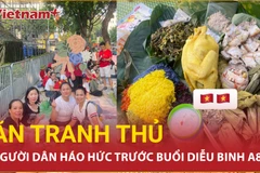 Người dân "ăn tranh thủ, ngủ khẩn trương" chờ đợi buổi hợp luyện diễu binh sự kiện A80