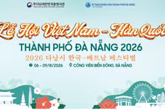 Áp phích tuyên truyền cho lễ hội Việt Nam-Hàn Quốc 2026. (Ảnh: Cổng Thông tin Điện tử thành phố Đà Nẵng)