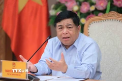 Phó Thủ tướng Nguyễn Chí Dũng phát biểu. (Ảnh: An Đăng/TTXVN)