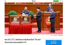 Báo Thairath của Thái Lan đưa tin về Đại hội đại biểu toàn quốc lần thứ XIV của Đảng Cộng sản Việt Nam diễn ra từ ngày 19-23/1/2026. (Ảnh: TTXVN phát)