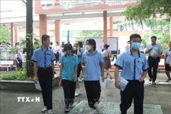 Nhiều tỉnh thành xin ý kiến cho học sinh Trung học Cơ sở nghỉ học thứ 7. (Ảnh minh họa: Thu Hoài/TTXVN)