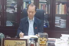 Phó Giáo sư, Tiến sỹ Bùi Hoài Sơn, Ủy viên Thường trực Ủy ban Văn hóa, Giáo dục của Quốc hội. (Ảnh: TTXVN phát)