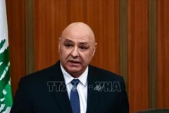 Khói bốc lên sau cuộc không kích của Israel xuống thành phố Gaza. (Ảnh: THX/TTXVN)