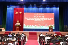 Quang cảnh hội nghị. (Ảnh: Bùi Giang/TTXVN)