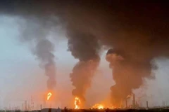 Vụ rò rỉ hóa chất ở thành phố Hình Đài, tỉnh Hà Bắc, Trung Quốc năm 2023. (Ảnh: TTXVN phát)