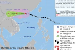 Đường đi của bão Ragasa: Dự báo từ 13h ngày 24/9 đến 13h ngày 26/9 