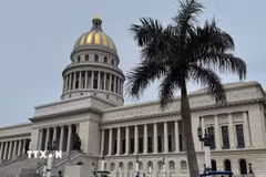 Tòa nhà Quốc hội Cuba. (Ảnh: Việt Hùng/TTXVN)