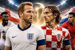 Giấc mơ World Cup của tuyển Anh liệu có bị chặn đứng bởi "cáo già" Croatia?