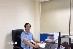 Phó Giáo sư, Tiến sỹ Nguyễn Đức Chiện, Phó Viện trưởng Viện Xã hội học và Tâm lý học, Tổng Biên tập Tạp chí Xã hội học và Tâm lý học đánh giá xã hội luôn vận động và biến đổi không ngừng dưới tác động của nhiều yếu tố trong và ngoài nước. (Ảnh: Thanh Hương/TTXVN)