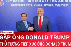 Thủ tướng Chính phủ Phạm Minh Chính tiếp xúc Tổng thống Donald Trump 