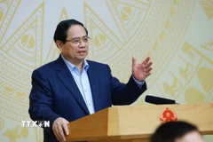 Thủ tướng Phạm Minh Chính chủ trì Phiên họp lần thứ nhất của Ban Chỉ đạo về phát triển kinh tế nhà nước. (Ảnh: Dương Giang/TTXVN)