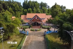 Khu bảo tồn văn hóa dân tộc S’tiêng Sóc Bom Bo là nơi lưu giữ, bảo tồn và phát huy những giá trị văn hoá tiêu biểu của người S’tiêng. (Ảnh: K GỬIH/TTXVN)