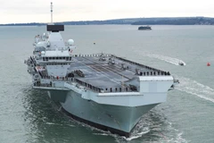 Tàu sân bay HMS Prince of Wales. (Ảnh: Royalnavy)