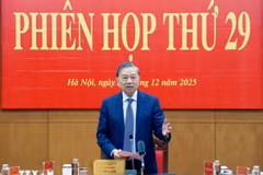 Tổng Bí thư Tô Lâm phát biểu. (Ảnh: Thống Nhất/TTXVN)