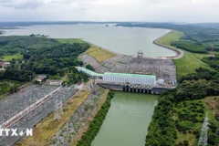 Nhà máy Thủy điện Trị An. (Ảnh: Huy Hùng/TTXVN)