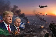 Mỹ-Israel mở đợt không kích dữ dội vào cầu cảng Iran gần eo biển Hormuz 