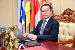 Nhà giáo Ưu tú, Tiến sỹ Phạm Xuân Khánh, Hiệu trưởng Trường Cao đẳng Công nghệ cao Hà Nội. (Ảnh: Diệu Thúy/ TTXVN)