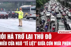 Người dân trở lại Hà Nội sau dịp nghỉ Tết, nhiều tuyến đường ùn tắc kéo dài