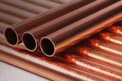 Sản phẩm ống đồng. (Ảnh: BNEWS/TTXVN)