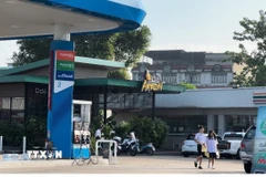Một cây xăng ở Thái Lan. (Ảnh: Đỗ Sinh/TTXVN)