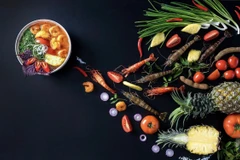 Nguyên liệu hữu cơ cao cấp được tuyển chọn kỹ lưỡng từ những vùng canh tác hàng đầu. (Ảnh: Vietnam+)