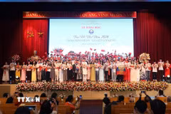 Lễ khai mạc chương trình Trại hè Việt Nam 2026 với chủ đề "Hành trình di sản, gắn kết cội nguồn". (Ảnh: TTXVN phát)