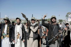 Lực lượng Houthi. (Nguồn: THX/TTXVN)