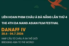 Poster thông tin về Liên hoan phim châu Á Đà Nẵng lần thứ Tư. (Nguồn: Bộ Văn hóa, Thể thao và Du lịch)