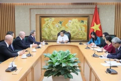 Phó Thủ tướng Nguyễn Chí Dũng đề nghị hai bên đẩy mạnh trao đổi đoàn các cấp, đặc biệt là cấp cao; thúc đẩy sớm nâng tầm quan hệ hai nước lên Đối tác Chiến lược toàn diện. (Ảnh: VGP)