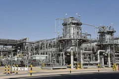 Giàn khoan dầu tại Texas, Mỹ. Ảnh: THX/TTXVN