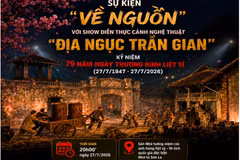 Thông tin chương trình nghệ thuật đặc biệt với chủ đề “Địa ngục trần gian”. (Ảnh: Báo Sơn La)