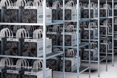 Một hệ thống thiết bị đào tiền kỹ thuật số. Công ty của Halliburton chuyên kinh doanh các thiết bị như thế này. (Ảnh: Canva)