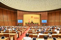 Quốc hội biểu quyết thông qua Luật sửa đổi, bổ sung một số điều của Luật Tiêu chuẩn và quy chuẩn kỹ thuật, với 432/448 tổng số đại biểu Quốc hội tham gia biểu quyết tán thành. (Ảnh: Bộ Khoa học và Công nghệ)