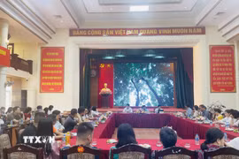 Quang cảnh Hội nghị xúc tiến Du lịch Sơn Tây năm 2026. (Ảnh: Tuyết Mai/TTXVN)