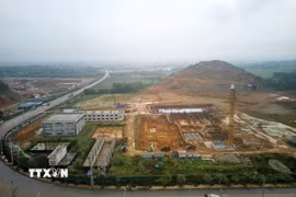 Theo chủ đầu tư Dự án nhà máy điện rác ở Bỉm Sơn được chấp thuận chủ trương đầu tư từ tháng 12/2017 nhưng quá trình triển khai gặp nhiều khó khăn khách quan liên quan đến thủ tục pháp lý. (Ảnh: Việt Hoàng/TTXVN)