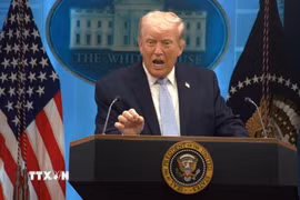 Tổng thống Mỹ Donald Trump. (Ảnh: AA/TTXVN phát)