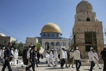 Nhà thờ Hồi giáo Al-Aqsa ở Jerusalem. (Ảnh: IRNA/TTXVN)