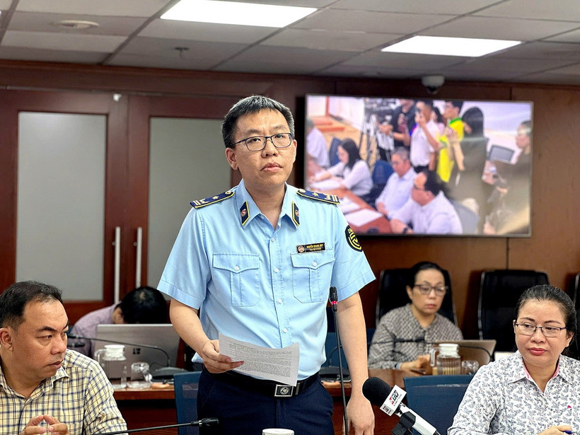 Ông Nguyễn Quang Huy, Phó Chi cục trưởng Chi Cục Quản lý thị trường Thành phố Hồ Chí Minh. (Nguồn: báo Tuổi trẻ)