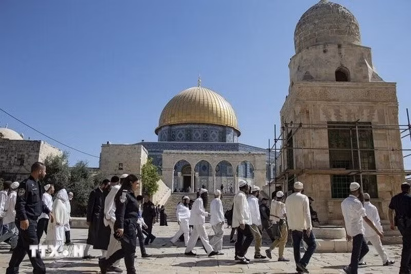 Nhà thờ Hồi giáo Al-Aqsa ở Jerusalem. (Ảnh: IRNA/TTXVN)