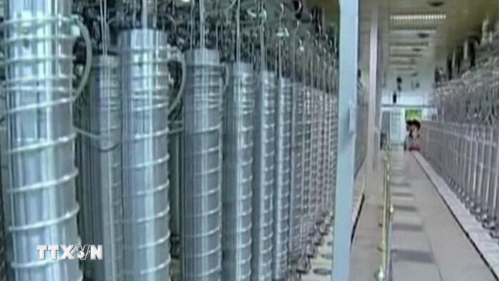Bên trong một cơ sở hạt nhân của Iran. (Ảnh: IRNA/TTXVN)